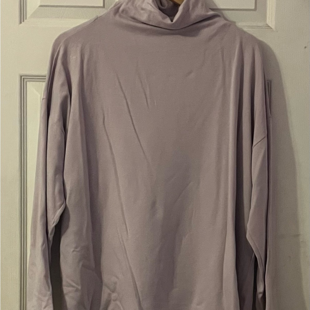 Eileen Fisher Light Purple Turtleneck Sweater